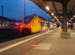 563 901 der Hessischen Landesbahn als RB 90 aus Limburg (Lahn) in Siegen Hbf.