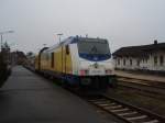 246 006 der metronom Eisenbahngesellschaft als ME nach Hamburg Hbf in Cuxhaven. 22.01.2011