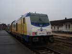 246 006 der metronom Eisenbahngesellschaft als ME nach Hamburg Hbf in Cuxhaven. 22.01.2011
