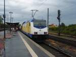 ME 146-14 der metronom Eisenbahngesellschaft als ME nach Gttingen in Uelzen.