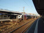 105 der metronom Eisenbahngesellschaft als RE 50 aus Wolfsburg Hbf in Hildesheim Hbf. 01.03.2025