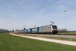 186 288 mit dem  WALTER-KLV  aus Mnchen kommend am 12.