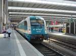183 002 der Vogtlandbahn als ALX nach Prag in München Hbf.