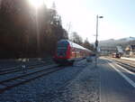 Doppelstock Steuerwagen 3.Gattung/873708/ein-doppelstock-steuerwagen-als-rb-97 Ein Doppelstock Steuerwagen als RB 97 nach Usseln in Brilon Wald. 01.02.2025