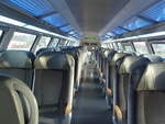 Der Innenraum eines Doppelstockwagens der Lnderbahn.