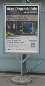 (283'140) - Neue Tangentiallinie ab 14-12-2025 am 14.