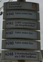 (183'394) - BVG-Haltestellenschild - Berlin, S-Bahnhof Ostbahnhof am 10.