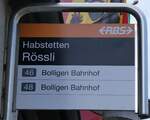 (260'026) - RBS-Haltestellenschild - Habstetten, Rssli - am 3.