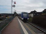 554 601 der Start Taunus als RB 15 nach Bad Homburg in Brandoberndorf.