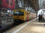 Ein VT 609 der Hessischen Landesbahn als RB 12 nach Knigstein (Taunus) in Frankfurt (Main) Hbf.