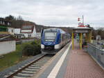 554 101 der Start Taunus als RB 15 aus Bad Homburg in Brandoberndorf. 02.03.2024