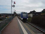 554 601 der Start Taunus als RB 15 nach Bad Homburg in Brandoberndorf. 02.03.2024