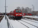 245 016 als RB 4 Kassel-Wilhelmsh�he - Brilon Wald in Korbach.