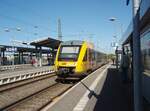 VT 211 der Hessischen Landesbahn als RB 45 aus Limburg (Lahn) in Wetzlar.