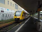 VT 266 der Hessischen Landesbahn als RB 90 nach Siegen in Limburg (Lahn).