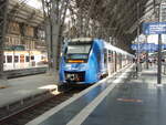 622 420 der vlexx als RE 3 nach Saarbrcken Hbf in Frankfurt (Main) Hbf.