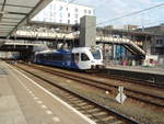 Ein GTW der Arriva als Stoptrein Sittard - Kerkrade Centrum in Heerlen.