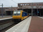 E 186 043 als IC Eindhoven - Den Haag Centraal in Breda.