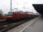 146 101 als RE 9 nach Bremerhaven-Lehe in Osnabrck Hbf.