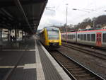 VT 269.1 der Hessischen Landesbahn als RB 93 Bad Berleburg - Betzdorf (Sieg) in Siegen Hbf.