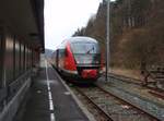 642 199 als RB 42 Marburg (Lahn) - Brilon Stadt in Brilon Wald.