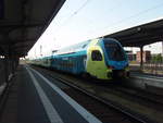 ET 611 der Westfalenbahn als RE 60 nach Braunschweig Hbf in Rheine.