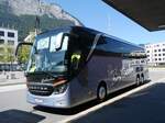 (266'249) - Aus Oesterreich: Bitschi, Bludenz - BZ 451 ET - Setra am 27. August 2024 beim Bahnhof Sargans