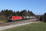 1016 047 mit einem gemischten Gterzug am 8.