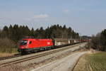 1116 190 mit einem gemischten Gterzug aus Salzburg kommend am 9.