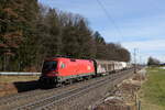 1116 076 mit einem gemischten Gterzug aus Salzburg kommend am 24.