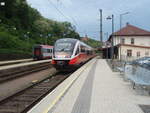 Ein 5022 als S 51 nach Bad Radkersburg in Spelfeld-Stra.