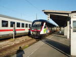 642 587 als REX nach Braunau (Inn) in Freilassing.