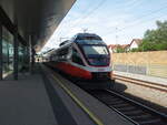 Ein 4024 als REX Linz Hbf - Passau Hbf in Schrding. 06.05.2024