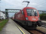 1116 093 als REX Gpfritz (Wild) - Wien Franz-Josefs-Bahnhof in Sigmundsherberg. 08.05.2024