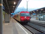 Ein Steuerwagen als IC Graz Hbf - Salzburg Hbf in Bischofshofen.