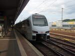 429 112 als RE 1 Mannheim Hbf - Koblenz Hbf in Trier Hbf.