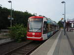 442 der City-Bahn Chemnitz als CB 13 nach Aue (Sachs) in Burgstdt.