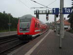 Ein Doppelstock Steuerwagen als S 2 Dresden Flughafen - Pirna in Dresden Klotzsche.