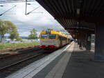 3113 von Krösatågen als R aus Vaxjö in Jönköping Central.