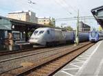 Ein X2000 als Snabbt�g nach Stockholm Central in Lund Central.