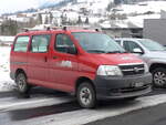 (158'485) - AFA Adelboden - BE 299'058 - Toyota am 24. Januar 2015 in Frutigen, Garage