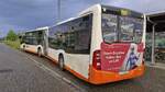Mercedes-Benz Citaro G C2, SO 155955, in Deitingen Bahnhof, als Ersatzverkehr Solothurn-Luterbach-Deitingen, Busbetriebe Solothurn und Umgebung, Aufgenommen am 14.