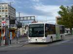 (261'786) - Knecht, Windisch - Nr. 454/AG 16'428 - Mercedes am 27. April 2024 beim Bahnhof Lenzburg