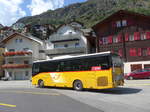 (184'210) - Moosalp Tours, Stalden - VS 2483 - Irisbus am 25. August 2017 beim Bahnhof Stalden-Saas