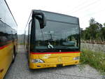 (252'215) - PostAuto Bern - Nr. 73/PID 5066 - Mercedes (ex PostAuto Zentralschweiz Nr. 73; ex PostAuto Zentralschweiz Nr. 22; ex Thepra, Stans Nr. 22) am 1. Juli 2023 in Laupen, Garage