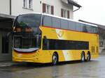 (260'909) - PostAuto Ostschweiz - SG 443'910/PID 11'033 - Alexander Dennis am 1. April 2024 beim Bahnhof Nesslau-Neu St. Johann