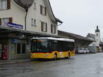 (260'911) - PostAuto Ostschweiz - SG 445'301/PID 10'779 - Mercedes am 1. April 2024 beim Bahnhof Nesslau-Neu St. Johann