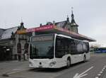 (258'677) - Schneider, Ermenswil - Nr. 2/SG 189'770 - Mercedes am 13. Januar 2024 beim Bahnhof Rapperswil