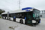 (281'277) - TL Lausanne - Nr. 889 - Hess/Hess Gelenktrolleybus am 11. Oktober 2025 in Kerzers, Murtenstrasse