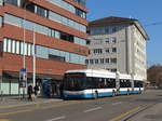 (176'956) - VBZ Zrich - Nr. 84 - Hess/Hess Doppelgelenktrolleybus am 6. Dezember 2016 in Schlieren, Zentrum/Bahnhof